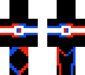 red and blue