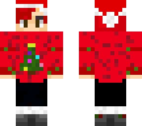 red christmas octoling