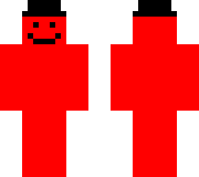 red dude with top hat