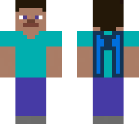 steve with blue wings
