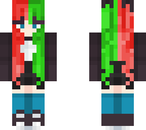 watermelon split-dye girl