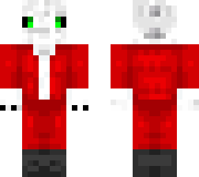 white ender dragon in a santa suit. skin made for bl4z3_11's use