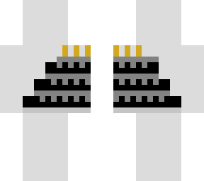 birthday cake pixel art