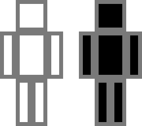 black and white clean skin