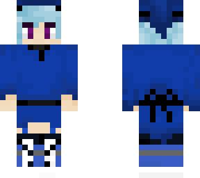 blue cute witch