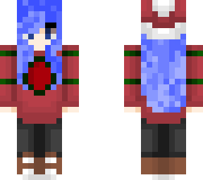 blue girl