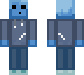blue slime girl