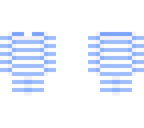 blue striped dress