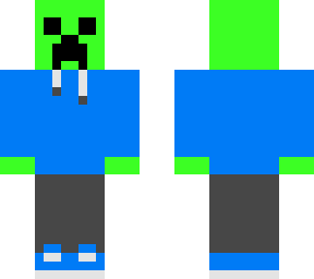 creeper with a hoodie