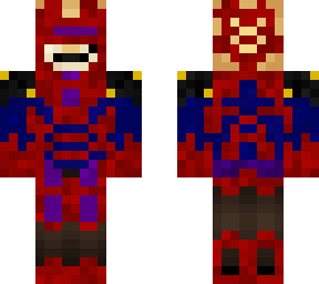 doge with mecha suit thingy but red
