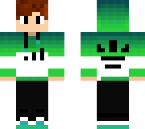 green hoodie boy