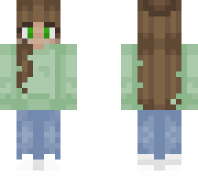 green sweater girl