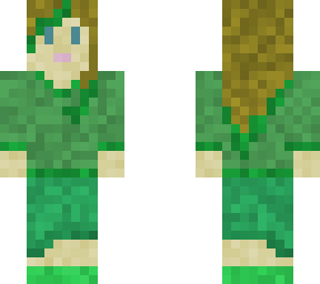 green-theme girl