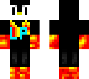 lava penguin skin