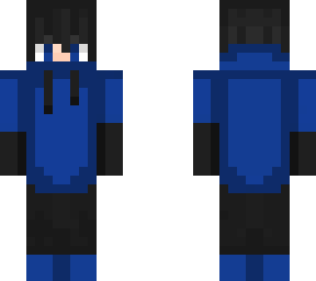 my dad's own blue mc skin but this time more edited