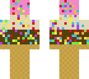 neapolitan ice cream cone