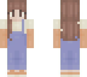 overalls with white & orange shirt