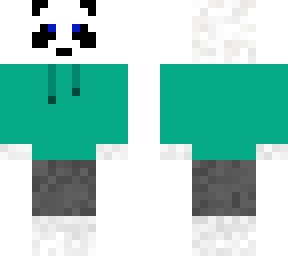 panda in hoodie