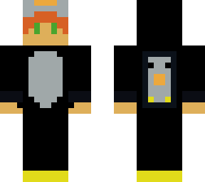 penguin onesie skin male by slyredfirecat