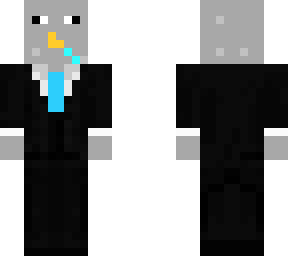 pigeon in suit drooling