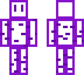 purple man outline