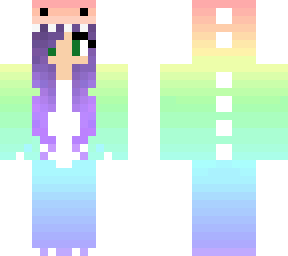 rainbow dinosaur girl