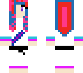 rainbow karate girl