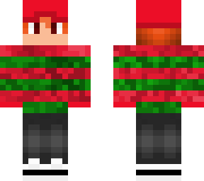 red haired winter outfit