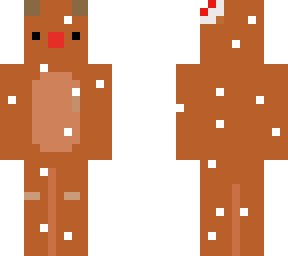 rudolph with snow