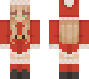 santa girl w/ hat