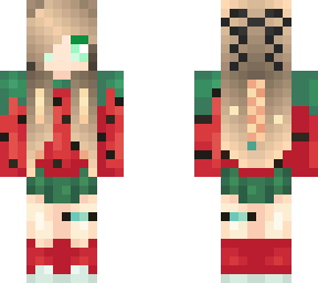strawberry/watermelon without flower crown