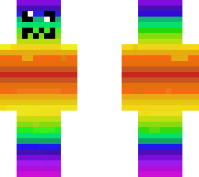 the rainbow person