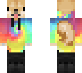 tie dye doge