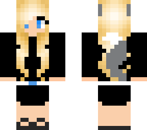 wolf girl blonde saphire