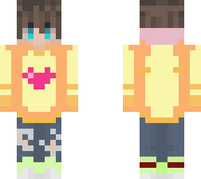 yellow heart boy