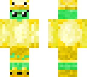 alien in a duck-outfit