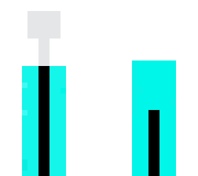 among us cyan dead skin