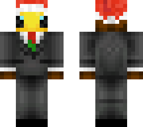 bee with a chistmas hat