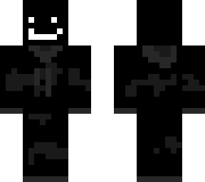 black wonky smile