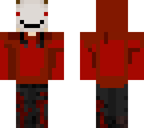 blood red dream mask hoodie