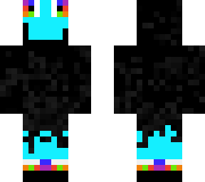 blue alien in a black cloak (for reuben)