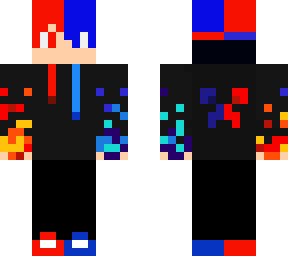 blue and red creeper boy