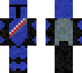blue centurion as a mandalorian