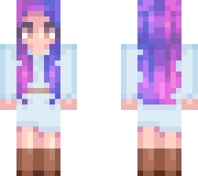 blue dress (hair by laurenangelsbases)