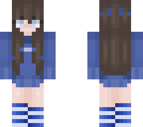 blue girl