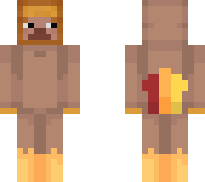 bread man in turkey suit