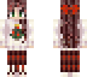 christmas pajamas brown hair