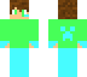 cool aqua and green guy