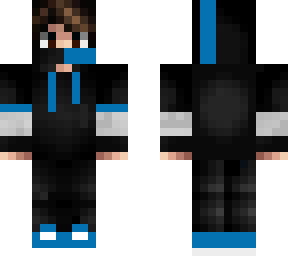 cyan masked boy