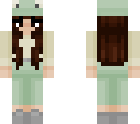 daek hair frog girl